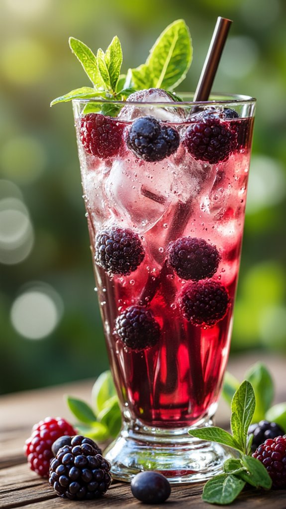 berry sage drink