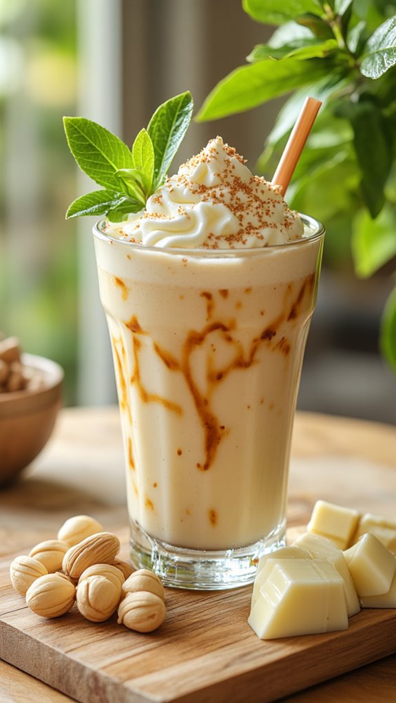 creamy nutty coffee drink
