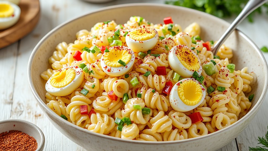 deviled egg pasta salad