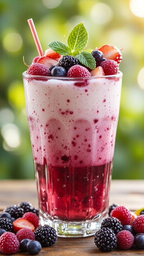 refreshing berry cold foam