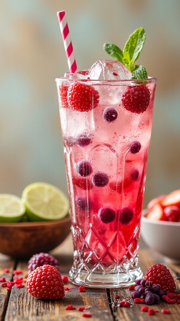 refreshing berry smoothie