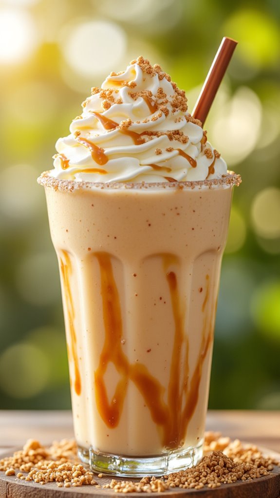 sweet caramel crunch topping