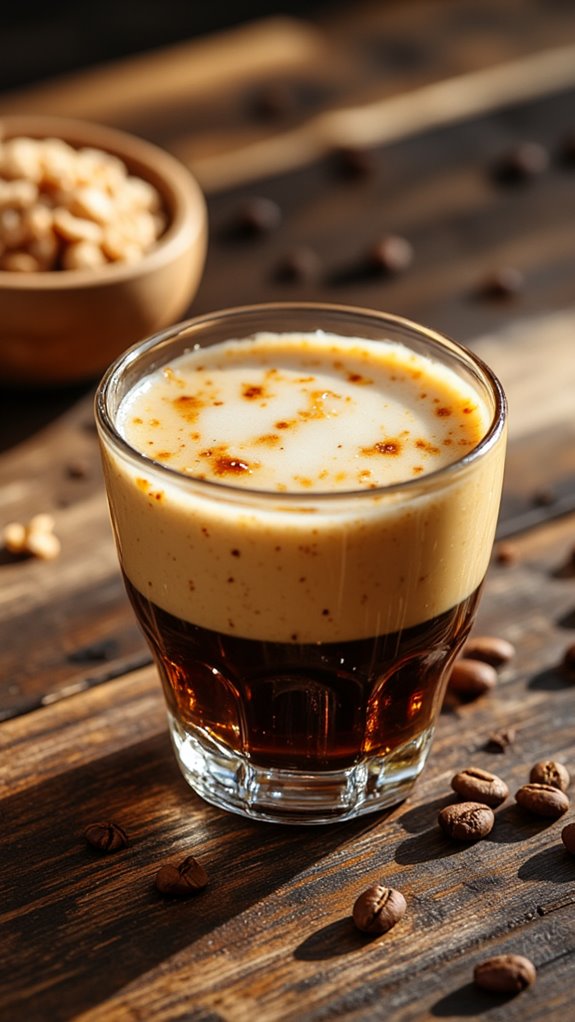 sweet oatmilk coffee drink