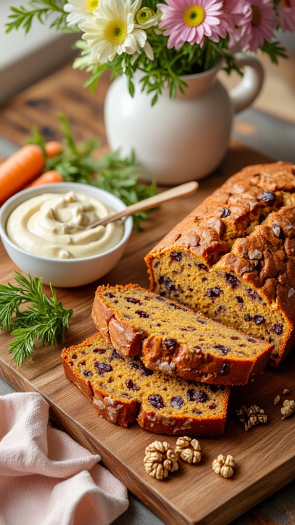 sweet spiced carrot loaf