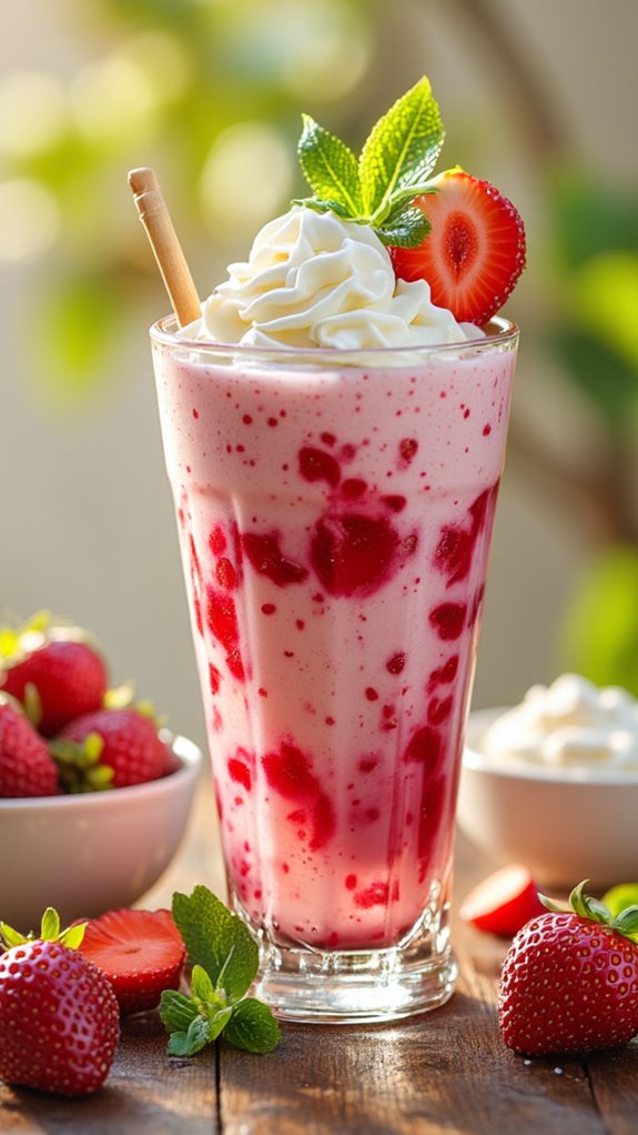 sweet strawberry cream brew