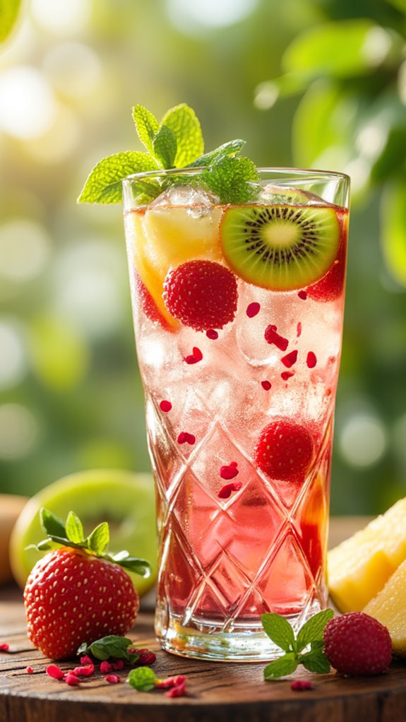 tropical fruit drink