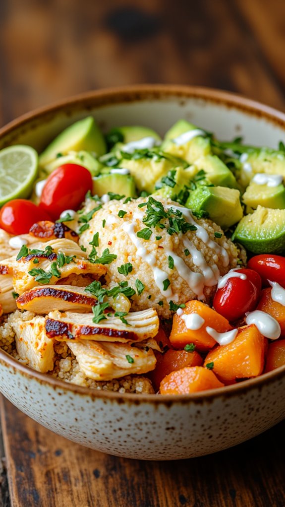 customizable healthy burrito bowl