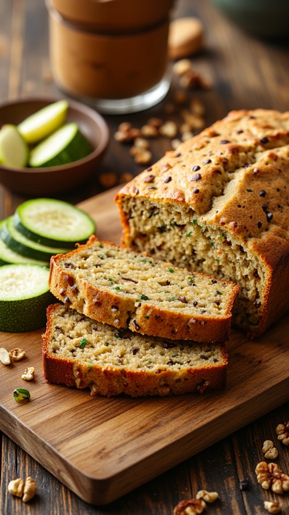 nutritious low sugar zucchini bread