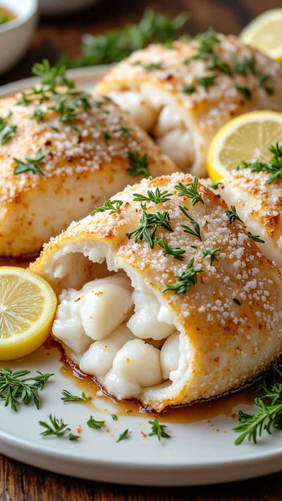 salt crusted fish cooking