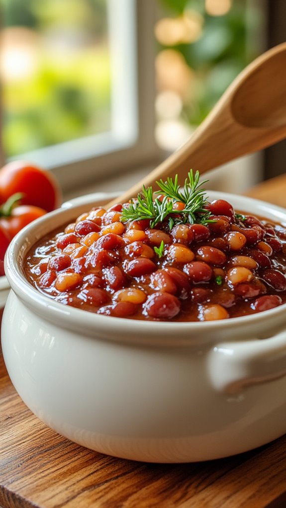 slow cooker baked beans