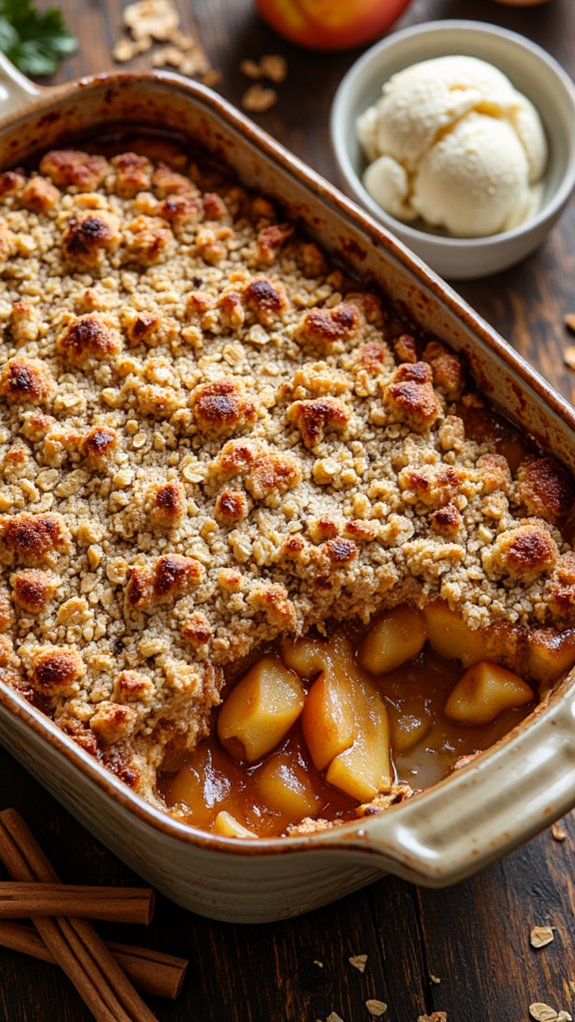 apple crisp double cinnamon