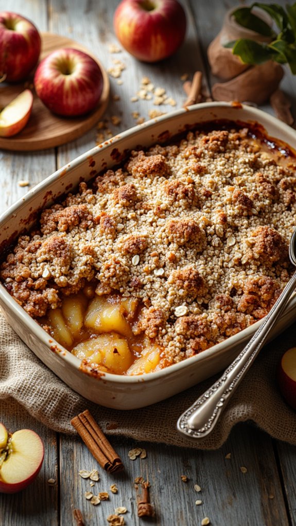apple crisp using truvia