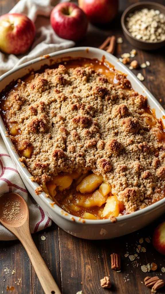 apple crisp with nuts