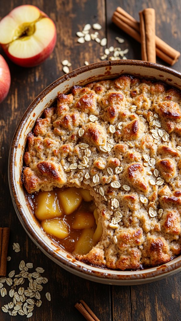 apple crisp with oatbranch
