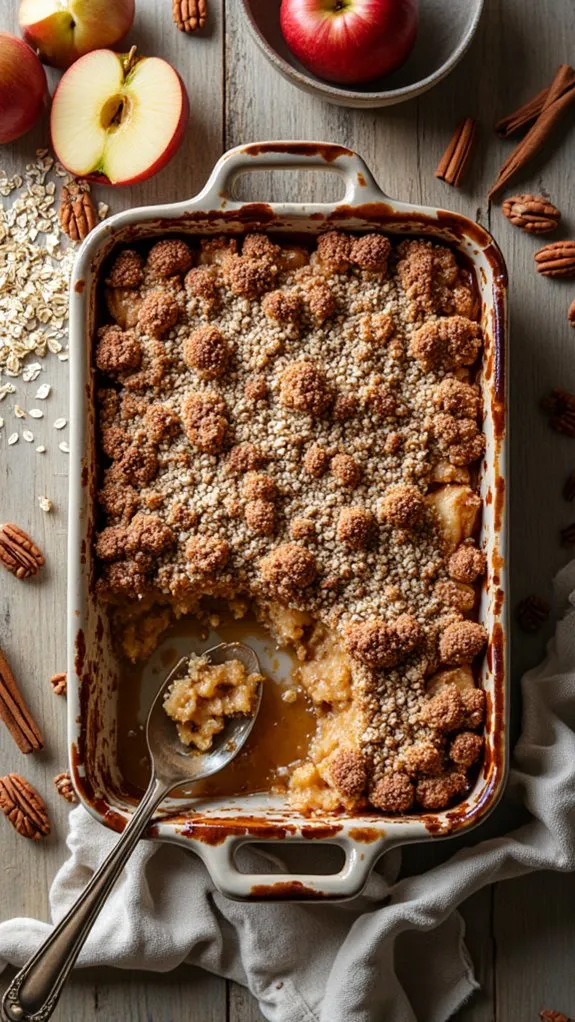 apple crisp with oats