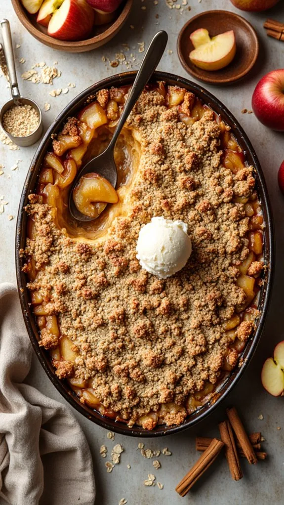 assorted comforting apple crisps