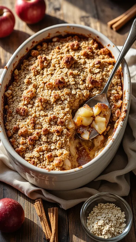 classic homemade apple crisp